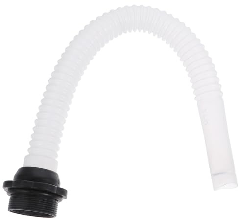 UPKOCH Ugello in Plastica Nero Anello di Tenuta per Tanica Carburante, Beccuccio Flessibile ad Alta Durezza per Travaso Sicuro Dell'olio