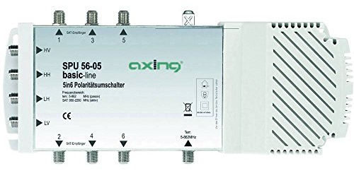 Axing SPU 56-05 Multiswitch commutateur multiple 5 entrées / 6 sorties
