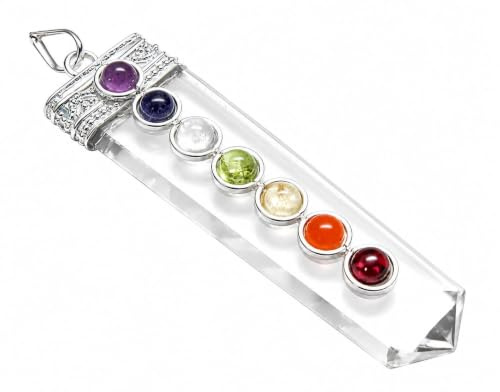klar Quarz Edelstein Chakra Cabochons Pointer Anhänger Crystal Healing Geschenk Positive Energie Handarbeit Zubehör