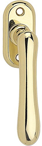 MARCHESI Fenstergriff ELEGANT - sichtbar geschraubt, 32 x 65, Messing poliert