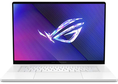 PC portable Asus ROG ZEPHYRUS G16 GA605WI DR1W Blanc AMD Ryzen 9 32G 1TB MVMe M.2 PCIe 4.0 SSD Nvidia GeForce RTX 4070 Ecran av