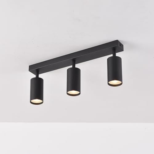 Mextronic M2 OUTLET LED-Deckenleuchte/LED-Deckenstrahler: 3-flammig, GU10 (Mattschwarz)