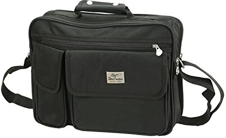 Sotala Herren Flugbegleiter Umhängetasche Arbeitstasche Schultertasche Messenger Herrentasche in Schwarz in 3 Größen
