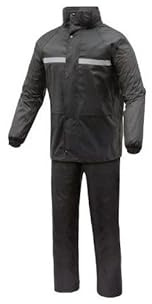 TUCANO URBANO - Combinaison de pluie 2 pièces imperméable, Noir , M