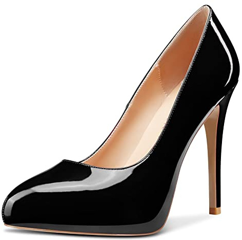 Castamere Femmes Aiguille Haut High Talon Heel Escarpins Plate-Forme Fermé Bout Slip-on Mariage Bureau Sexy Dress 12 CM Heels