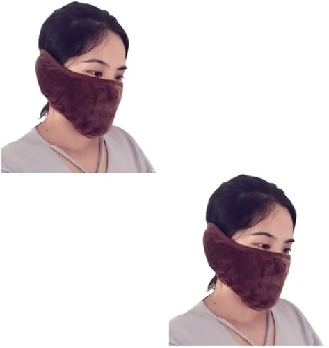 JECOMPRIS 2 Stück 2 1 staubschutzmaske Gesicht Ohrenschützer Schal Männer und Frauen