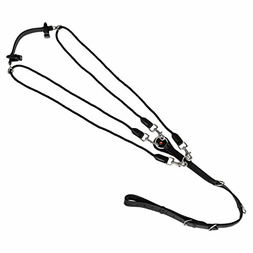 Hilfszügel Gogue Leder Start (Schwarz, Warmblut)