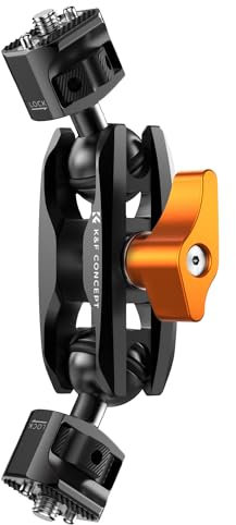 K&F Concept Bras Magique Universel Magic Arm avec 2 Filetages 1/4 et Trou de Positionnement Alai Compatible avec Caméra Lumière Microphone Moniteur Rotation Multi-Angle - M14