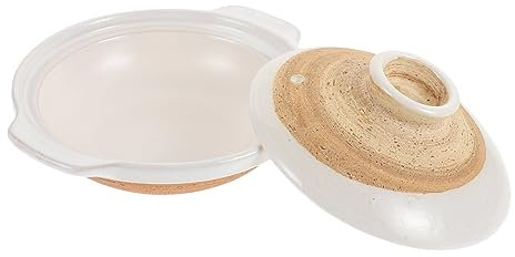 Cabilock Casserole Céramique Antiadhésive Pour Plats Mijotés Cuisson De Soupes Riz Avec Poignées Anti-brûlure Idéale Pour Repas Famille