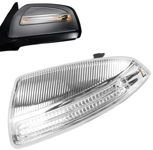 LINGLW Auto Indicatori Direzione per Mercedes-Benz W164 W204 ML C-Class Indicatore di Direzione Freccia Specchietto Laterale Lampeggiatore,Left