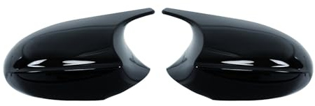 Gangying Coperchio Porta Specchio laterale Coperchio Compatibile con BMW E90 E91 2005-2007, E92 E93 2006-2009, E87 2004-2006, E81 2005-2009, E82 E88 2007-2009 Nero lucido