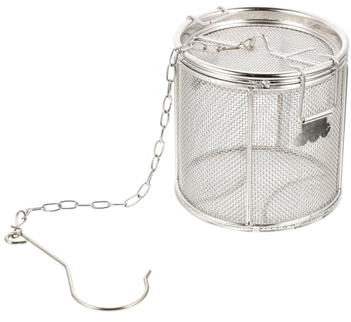 UKCOCO Filtre à Épices Inox pour Cuisson Professionnelle Passoire Portable pour Infusion de Accessoire Pratique pour Cuisine et Mijotage de Diamètre