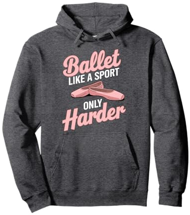 Cool Ballet Themed Art For Women Men Ballet Dancer Ballerina Pullover Hoodie