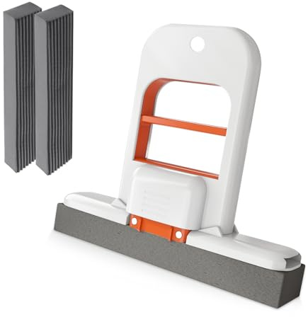 Mini Faltbarer Desktop-Mopp, kompakter mini-wischmopp, Faltbarer Tischmopp, Selbstauswringender Schwamm Wischmopp, Tragbarermini Mopp, Tragbarer mit Auswringfunktion für Küche, Badezimmer, Desktop