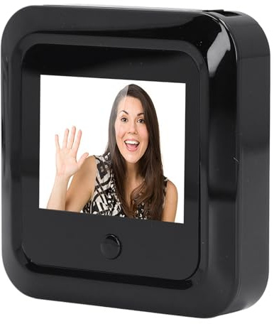 YDuupxe Digitaler Türspion, 2,4-Zoll-HD-Display, 120-Grad-Weitwinkelobjektiv, Gucklochkamera aus Zinklegierung mit Nachtsicht-Fotoaufnahme, Integrierter Speicher, für
