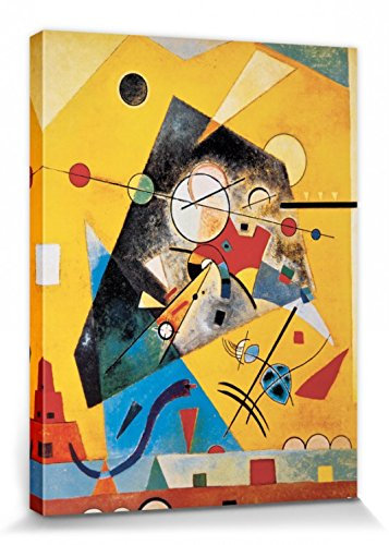 1art1 Wassily Kandinsky Poster Stille Harmonie, 1924 Bilder Leinwand-Bild Auf Keilrahmen | XXL-Wandbild Poster Kunstdruck Als Leinwandbild 40x30 cm