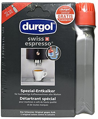Durgol Swiss Espresso 2x125ml Entkalker - Durgol Universal 125ml gratis