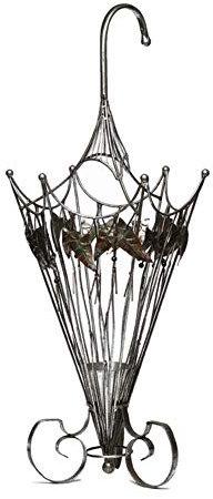 Schirmständer GUOYANHOME Eisen-Regenschirmständer-Stand-Hotel-Ausstellungsraum-Grafik-Dekorations-Retro- Regenschirm-Gestelle ， 38X87CM