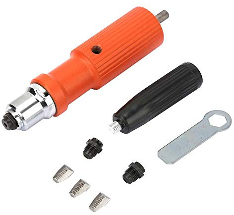 Remachadora, Adaptador Remachador, Inserto Inalámbrico Taladro Eléctrico Pistola Remachadora Pistola de Clavos Herramientas de Remachado Adaptador de Remachado