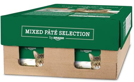 by Amazon Katzenfutter, nass, Pastete, gemischt, 100 g, 32 Stück