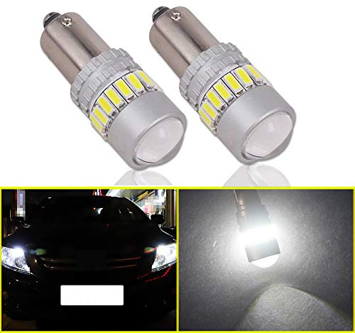 Eseastar BAY9S H21W lampadine LED bianche 6000K 12V-24V 21 LED SMD4014 Canbus senza errori con proiettore per luci laterali auto, luce di retromarcia, luce interna