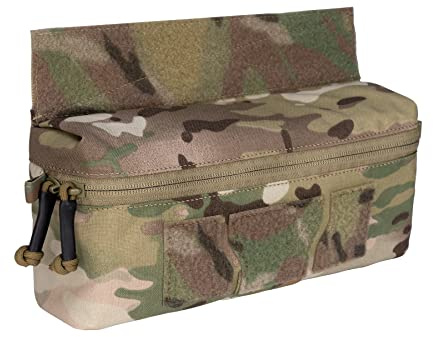 IDOGEAR Pochette tactique Tactical Drop Pouch Avec Crochet et Boucle Pour JPC CPC AVS Vest Utility Tool Pouch Fanny Pack (camo)