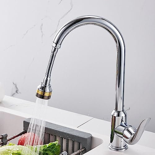 DAZZLEEX Aeratore per doccia esteso, tubo di prolunga in ottone per amplificazione del tubo doccia, aeratore pressurizzato con beccuccio dell'acqua (mezzo rame lungo)