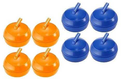 JISADER 8X Tabletop Curling Game School Shuffleboard Zubehör Mini Tabletop Games