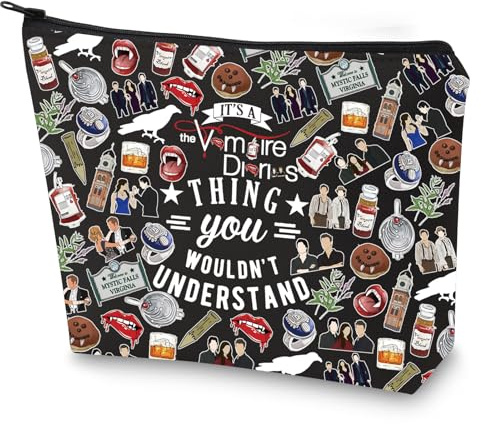 G2TUP The Vampire Merch Make-up-Tasche The Diaries Fans Geschenk It's A Vampire Thing, Vampire Thing Bl Mg, Modern