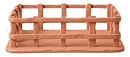 OQHAIR Plateau de décoration créatif en résine Creuse pour la Maison, Le Salon, Le Porche, Le Bureau, l'assiette de Fruits, Le Bol de Bonbons, l'ameublement, l'artisanat (Couleur : Rouge)