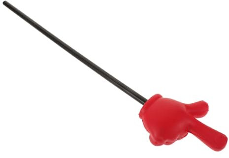 ifundom Puntero de Mano para Aula y Profesores Diseño de Mano Roja Plástico Portátil y Divertido Adecuado para Juegos Presentaciones y Fiestas de Baile