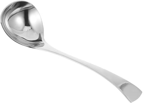 HAWILLOSCH 2pcs Stainless Steel Serving Spoon Ladle Spoon for Soup Sauce Gravy Tea Cooking Capacity Dishwasher Safe Elegant Design