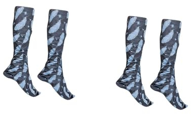 VICASKY 2 Paare Vulkanerde Fußmaske Peeling Socken zur Fußpflege Exfoliation und Entfernung von Abgestorbener Haut für Weiche und Gesunde Füße Geeignet für Männer und
