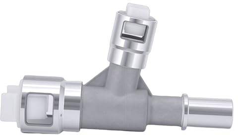 KIMISS Connecteur de Tuyau de Chauffage en Métal, Connecteur en T de Tuyau D'entrée de Chauffage CVC en Alliage D'aluminium avec Résistance à Haute Température, pour 2002 2014 2007