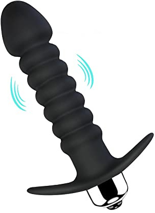 Vibromasseur Anal de Masseur Prostate Vibrant avec Vibration Poussée, Vibrateurs Anaux Télécommandés Vibromasseur Prostatique