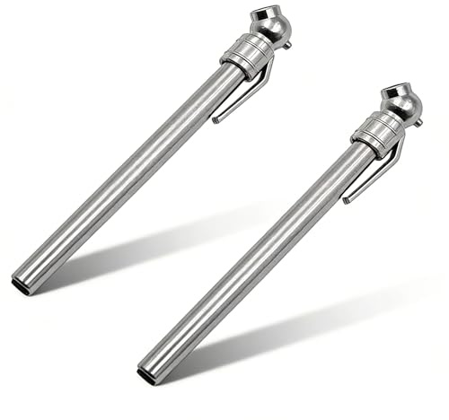 Horyue 2 Pcs Tire Pressure Gauge Car Tyre Pressure Gauge Uk for ATV Bicycle | Ture Pressure Gauge Car with Pocket Clip | 5-50 PSI Stainless Steel Pencil Air Checker | mechanical Tyre Pressure Gauge uk