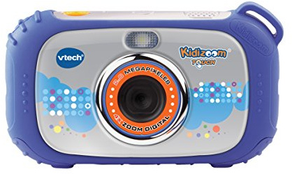 VTech - Appareil Photo, Kidizoom Touch, Couleur Bleue (3480-145022)