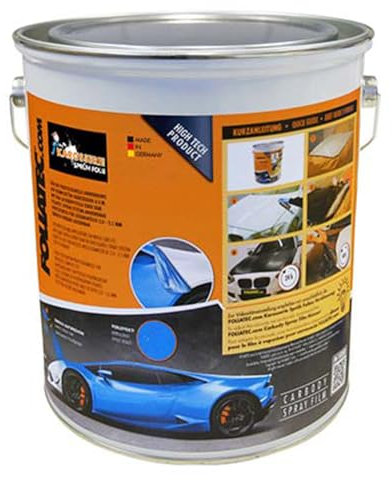 Foliatec Karrosserie Spray Film (Sprühfolie) - transparent glänzend 1x5Liter Kanister