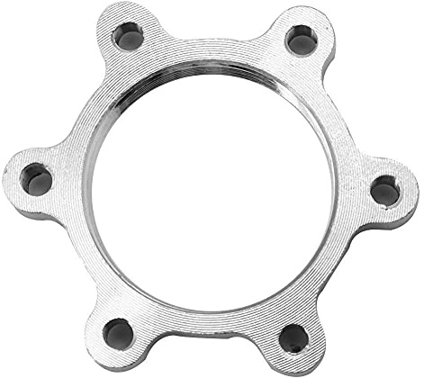 Alomejor 6 Loch Scheibenbremse Adapter f¨¹r Rotor 6 Bolt Mountainbike Rennrad Centerlock Freilauf Wechselkit Bremsscheibe 48MM Kompatibel
