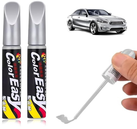Lackstift Auto Reparatur - 2 Stück (Silber)