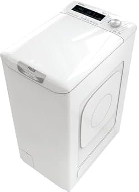 HAIER - Lave-linge Top - Machine à laver 6kg/1400 trs min - Classe énergétique B - 15 Programmes - Départ différé, 2 programmes rapides, Silencieux - Blanc -86x41x60 cm - Modèle RTXSGP46TMSCE-47