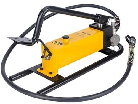 Manuelle Hydraulikpumpe CP-700D, hydraulische Fußpumpe, Ultrahochdruck-Hydraulikpumpe KIRANDY (Farbe : CP-700D foot pump)