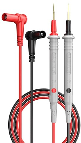 Mastfuyi Câbles de Test pour Multimètre,Sondes de Mesure en Silicone Souple | 20A 1000V CAT III 600V CAT IV, Compatibles avec Multimètres et Pinces Ampèremétriques