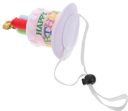 UPKOCH Geburtstagskuchenhut Unisex-partygeschenk Für Erwachsene Plüsch-partyhut Regenbogenkerzen Party-anziehzubehör Für Jungen Und Mädchen