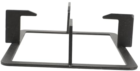 Ciieeo Support de Poêle Carré en Fonte Noir Antidérapant pour Cuisinière à Gaz, Accessoire Pratique pour Ustensiles de Cuisson, Adapté Usage Quotidien,