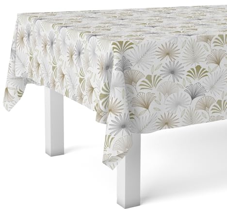 Martina Home Nappe en Toile cirée Palmier Beige 100 x 140 cm