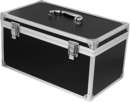 HOLIDYOYO Valigetta Portautensili Alluminio Multifunzione Scatola Portatile Per Attrezzi E Parti Con Inserto Per Protezione Maniglia Antiscivolo Dimensioni Compatte