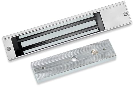 Serrure électromagnétique Contrôle d'accès 280 kg Force de maintien Serrure de porte électromagnétique DC12 V Mode NC de sécurité intégrée pour système de sécurité électrique Porte simple