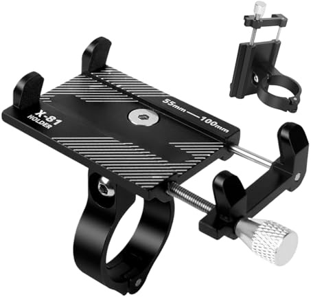 Montaggio del telefono per bicicletta - Supporto flessibile per scooter accessorio sportivo multiuso | Morsetto per dispositivo stabile per la navigazione GPS, Streaming video, comunicazione mani Lib