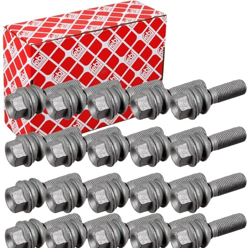 20x Febi Radschrauben Satz 66mm Kugelbund A/g | 20x 46655 für Alufelgen & Stahlfelgen